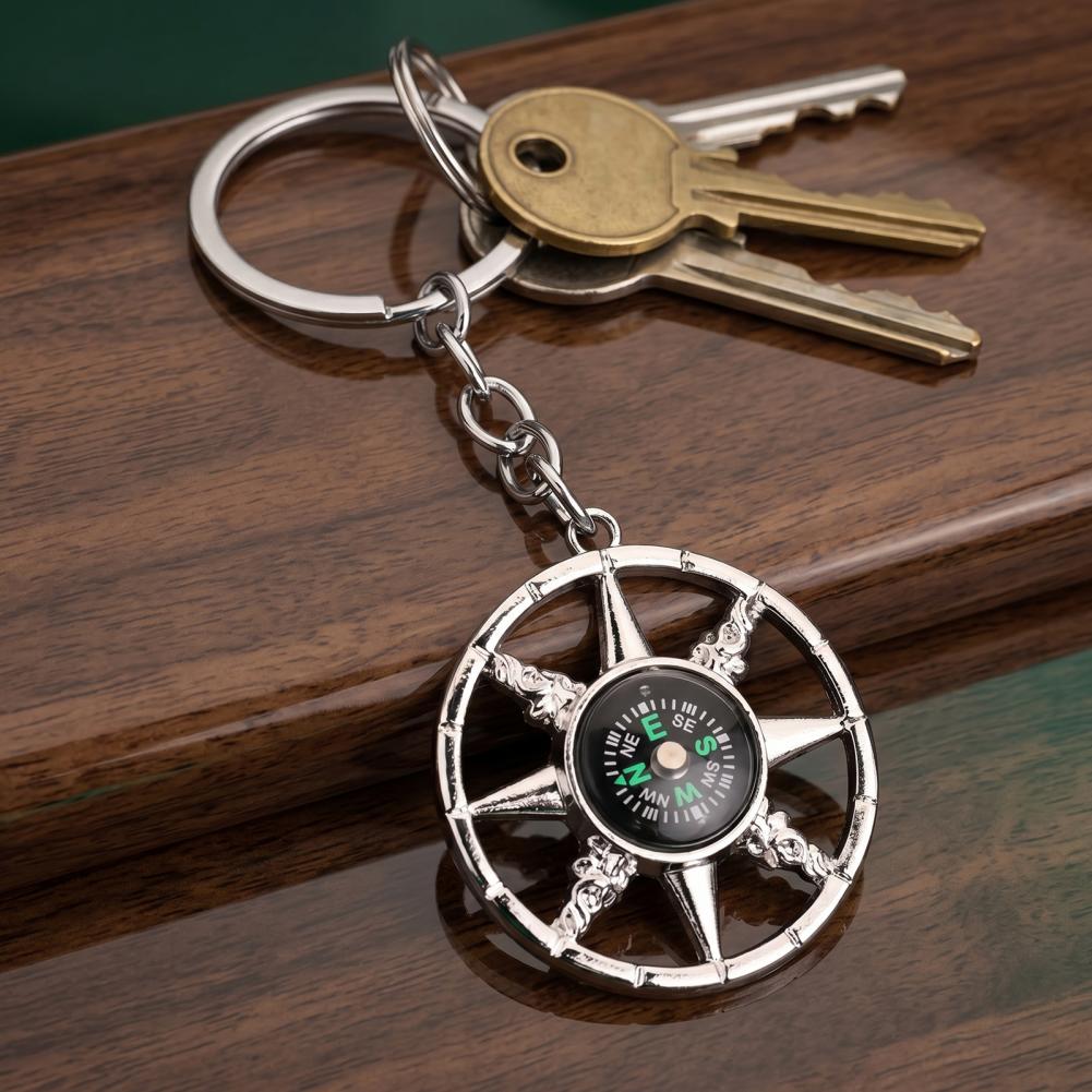 Compass Keychain Mini - Mini Compass Keychain Mini Alloy Compass