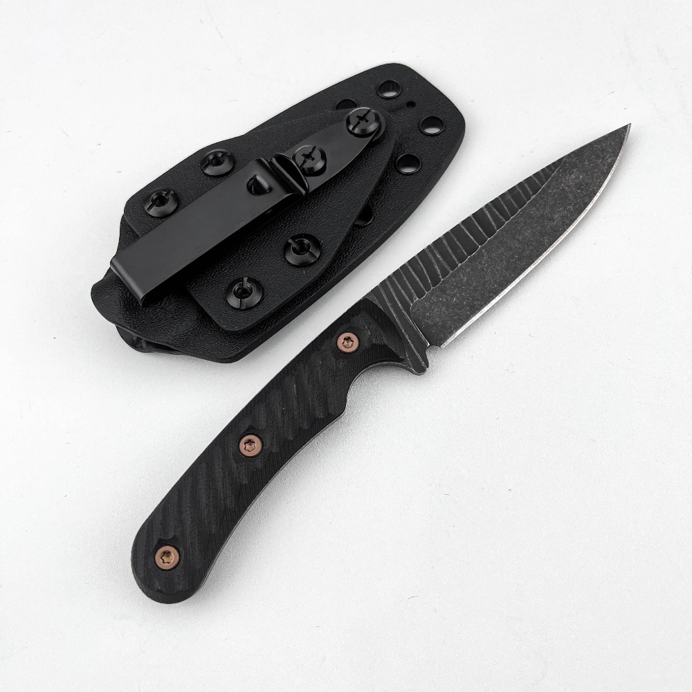 Full Tang Bushcraft Knife D2 B - Edc Carry Fixed Blade review and price