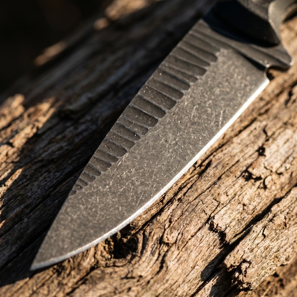 Full Tang Bushcraft Knife D2 B - Edc Carry Fixed Blade review and price