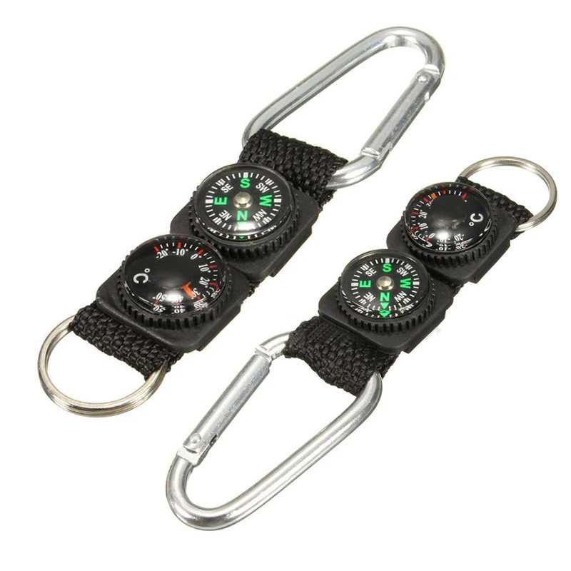 1pc Universal Multifunction 3  - Compass Keychain Mini review and price
