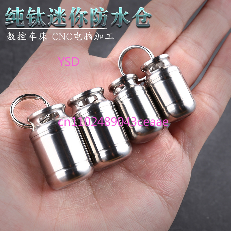 Mini Titanium Waterproof Pill  - Edc Pill Carry review and price
