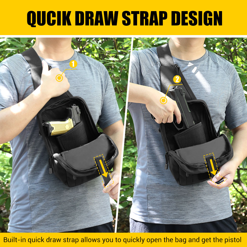 Tactical Pistol Gun Bag Concea - Edc Carry Bag For Pistol review and price