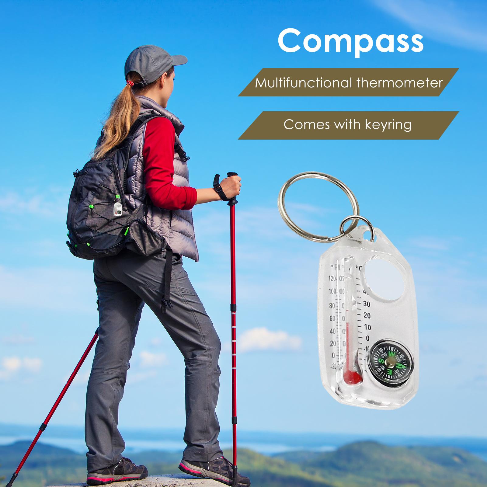 Multi-function Mini Keychains  - Compass Keychain Mini review and price