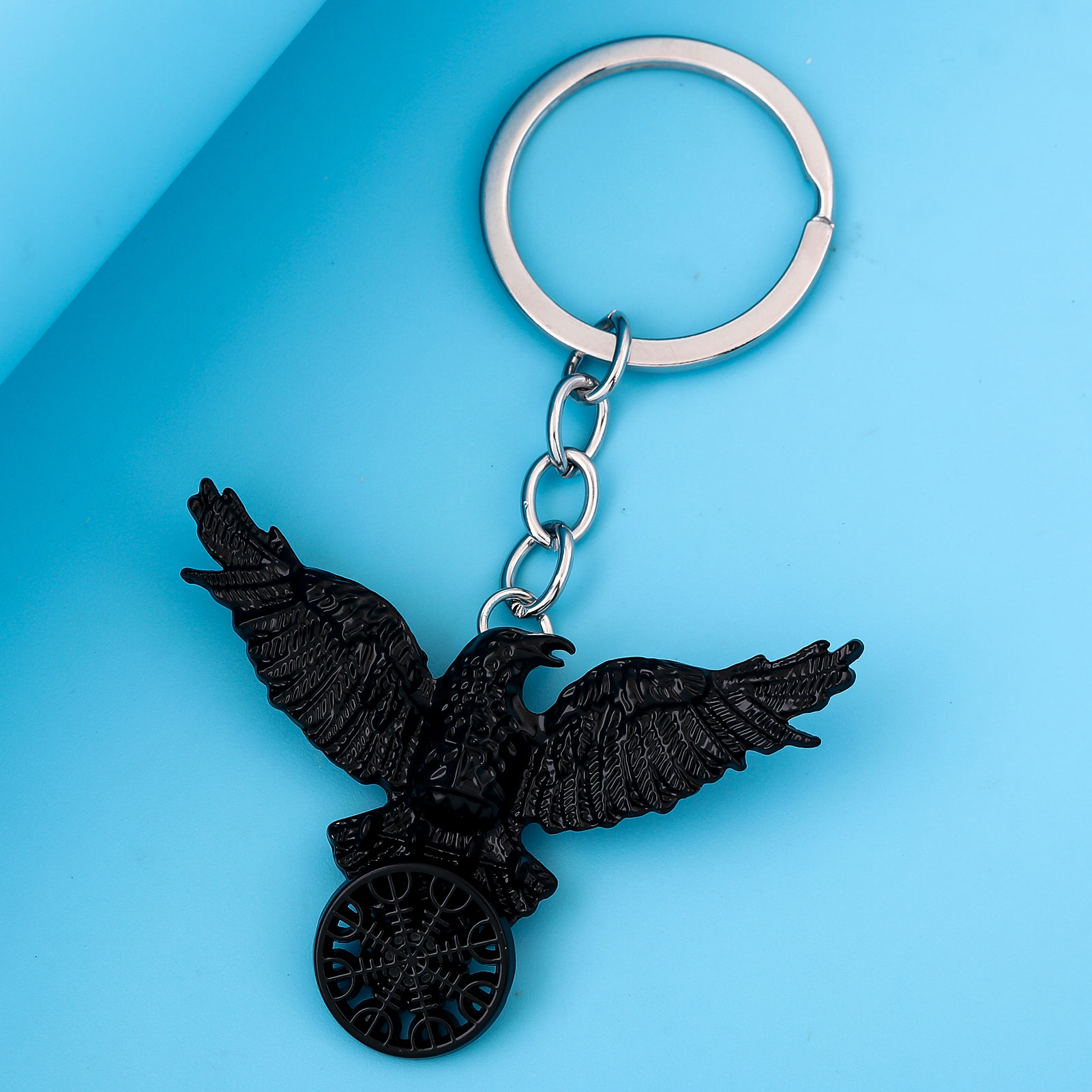 Vintage Viking Black Crow Neck - Compass Keychain Mini review and price