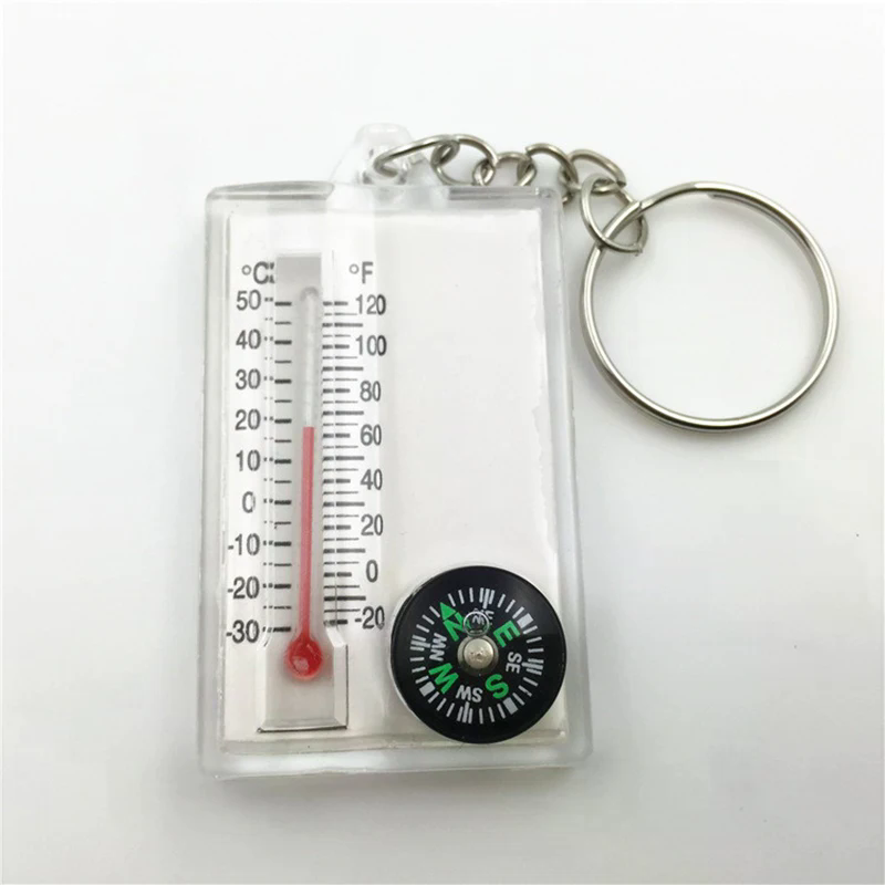 Outdoor Mountaineering Buckle  - Compass Keychain Mini review and price