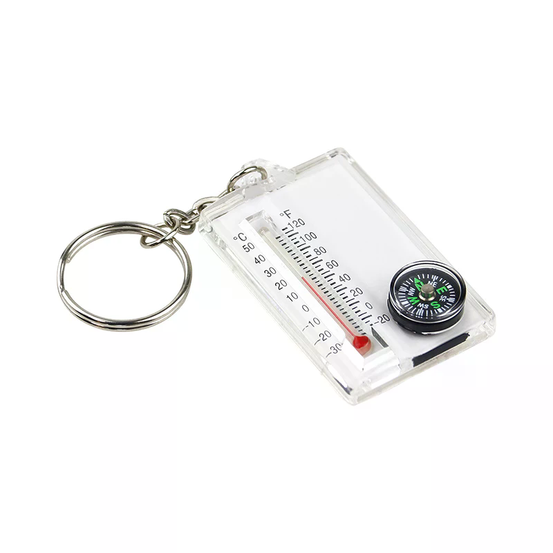 Outdoor Mountaineering Buckle  - Compass Keychain Mini review and price