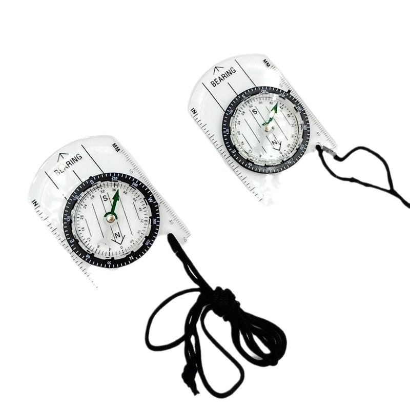 1pc/2pc New Outdoor mini Acryl - Compass Keychain Mini review and price
