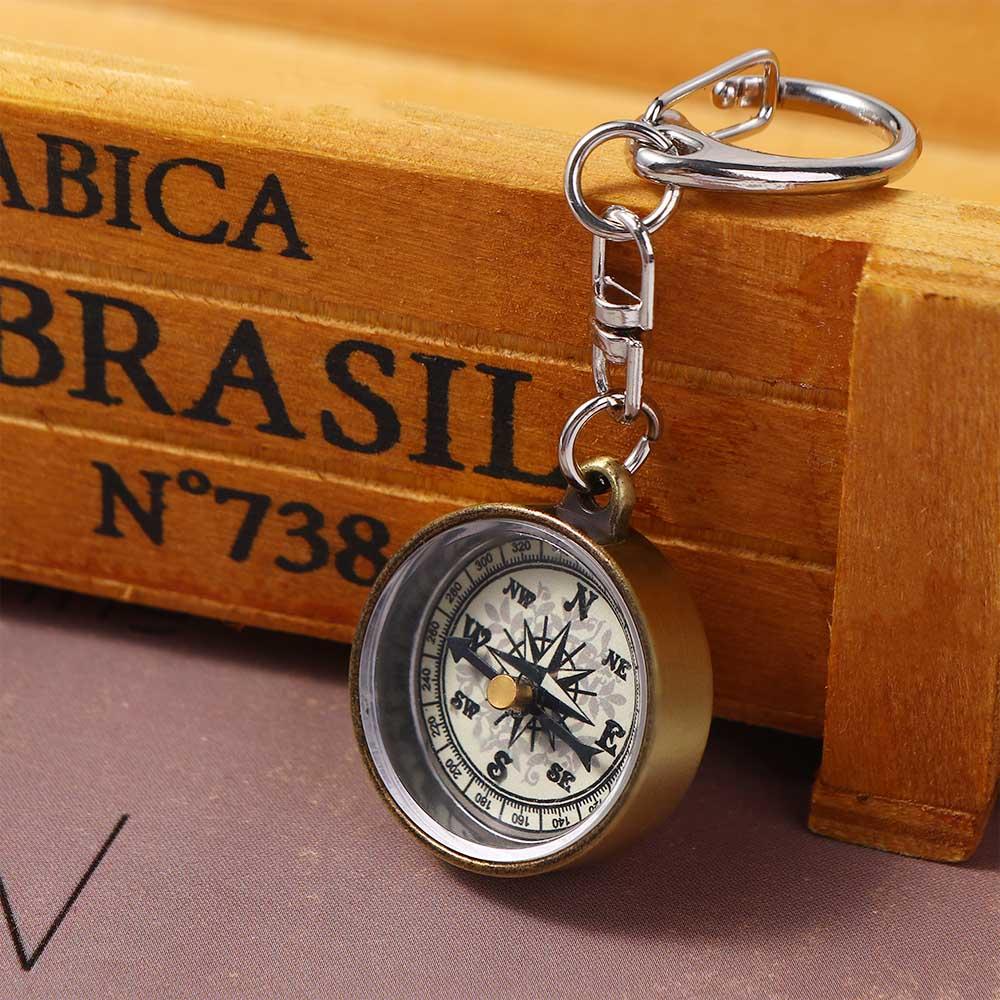 Climbing Equipment Zinc Alloy  - Compass Keychain Mini review and price