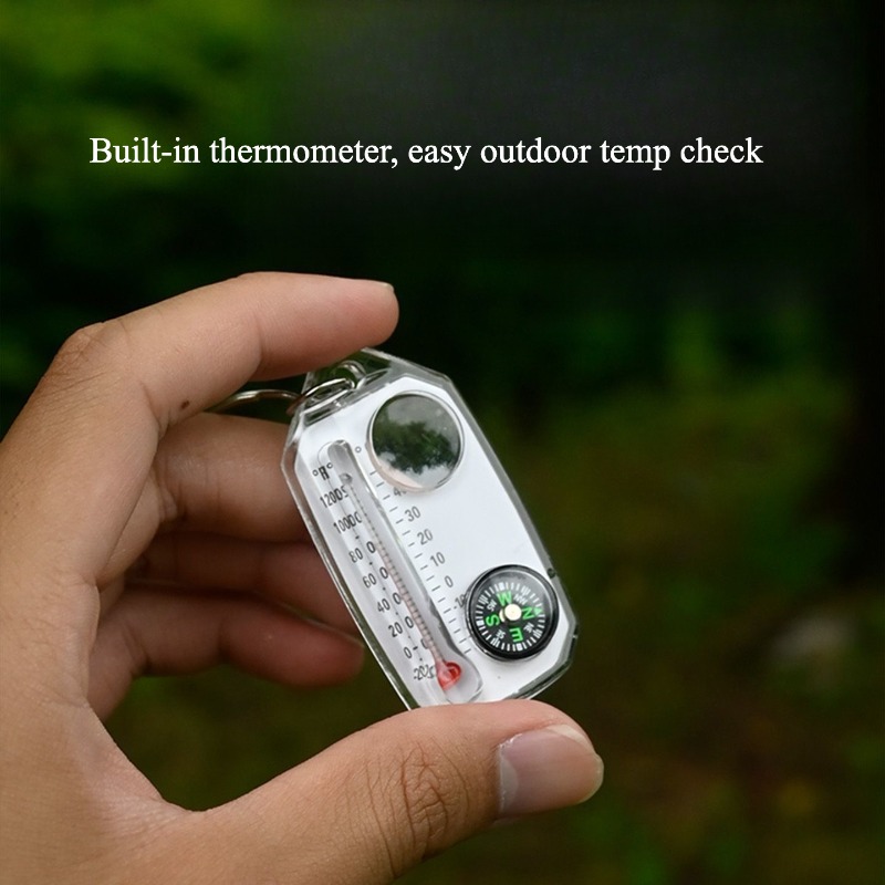 Outdoor Survival Compass Keych - Compass Keychain Mini review and price