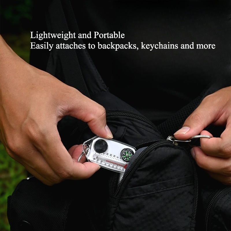 Outdoor Survival Compass Keych - Compass Keychain Mini review and price