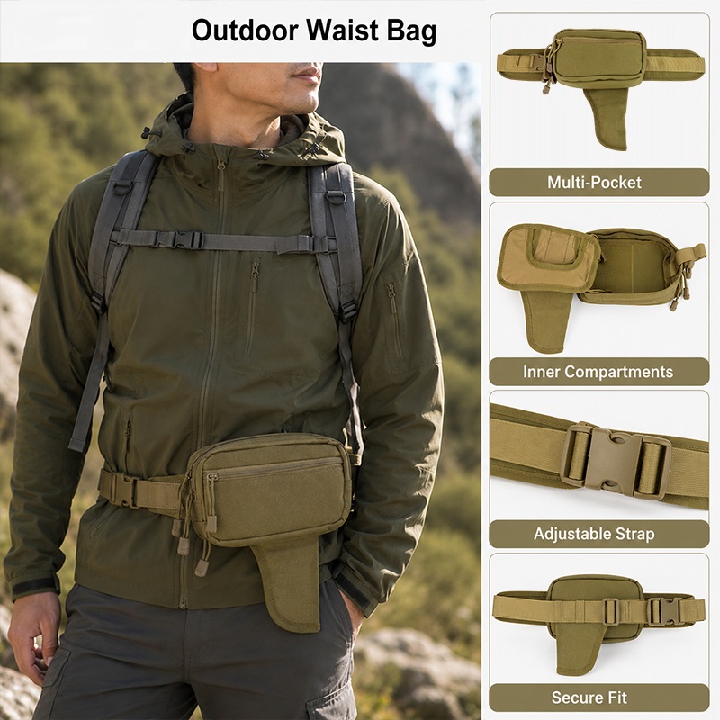 Multifunctional Waist Bag Nylo - Edc Carry Bag For Men review and price