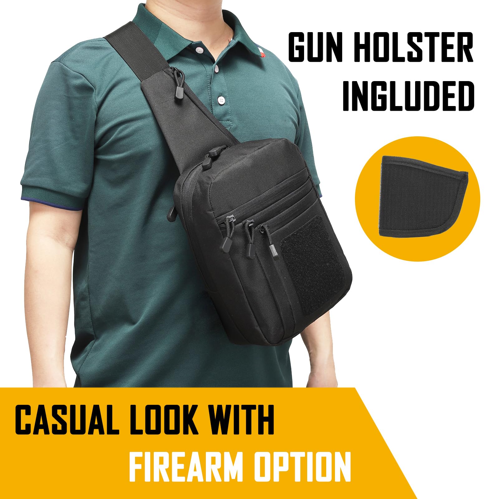 Concealed Carry Crossbody Bag  - Appendix Carry Edc review and price